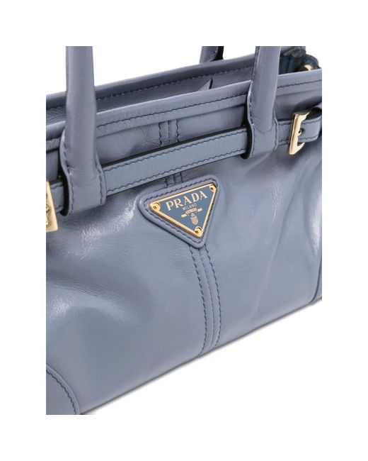 Prada Blue Tote Bags