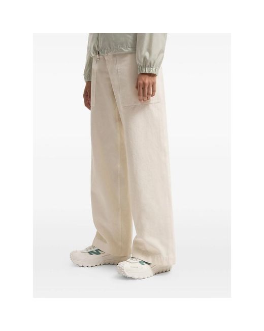 Moncler White Sneakers Neutral