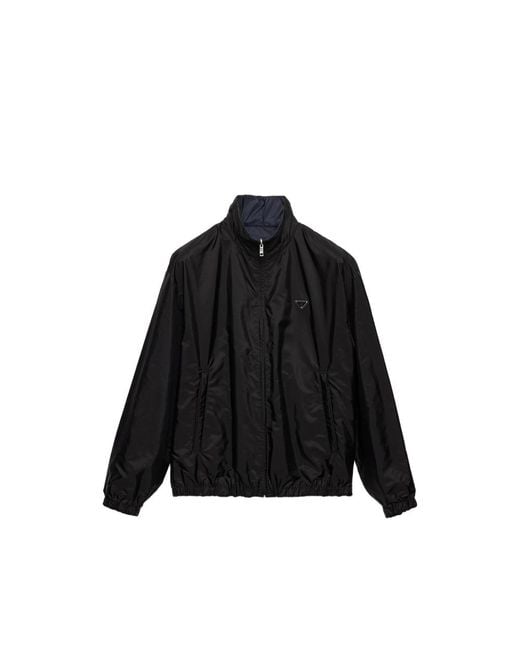 Prada Black Re-Nylon Down Jacket for men