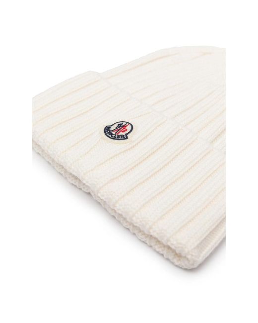Moncler Natural Hats for men