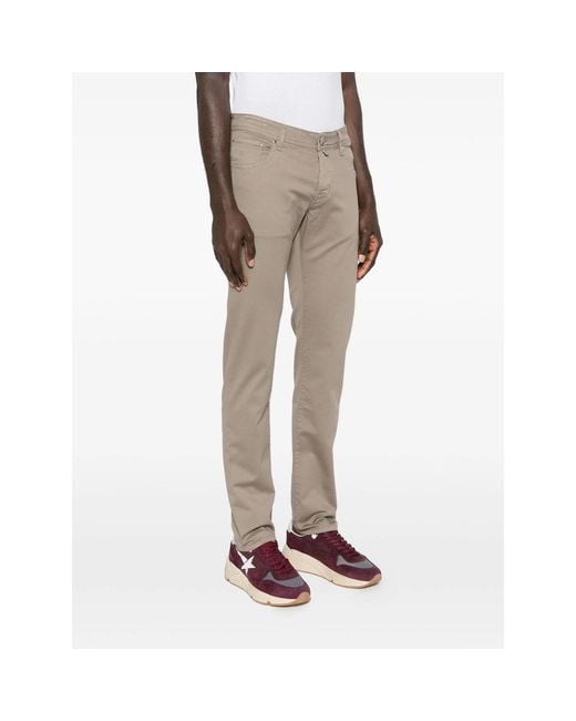 Jacob Cohen Natural Button-Up Jeans for men