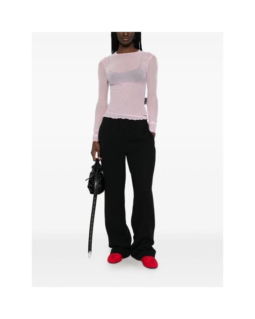 MARINE SERRE White Crewneck Sweater