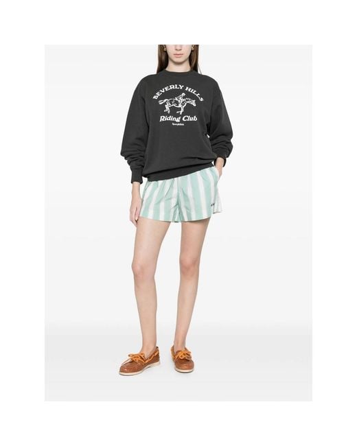 Sporty & Rich Black Crewneck Sweater