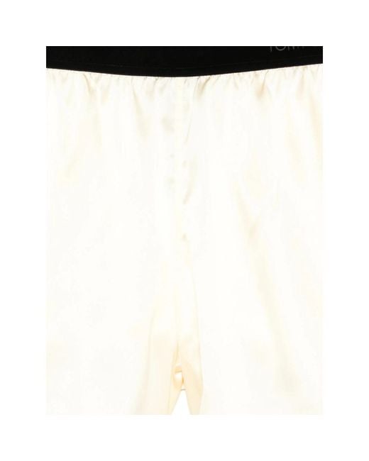 Tom Ford White Nightwear