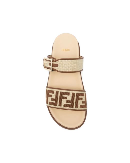 Fendi Natural Neutrals Shoes