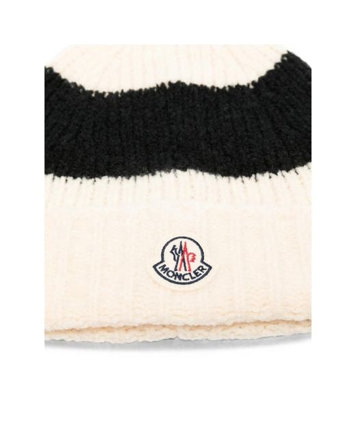 Moncler Black Hats for men