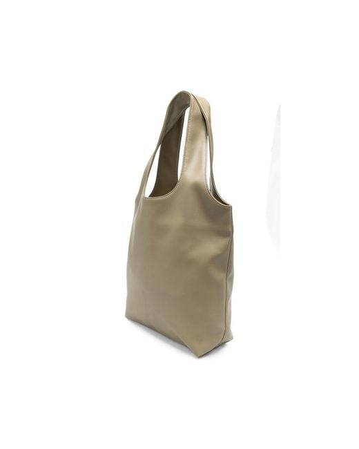 A.P.C. Multicolor A. P.C. Logo-Print Leather Tote Bag