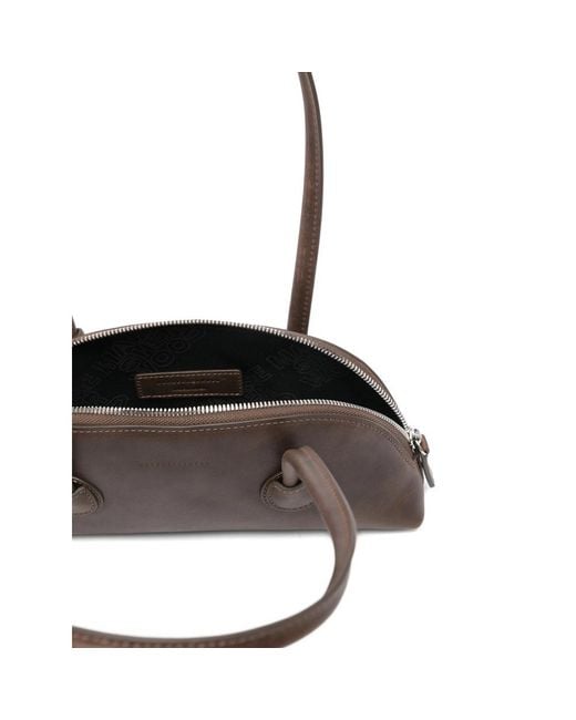 MARGE SHERWOOD Brown Handle Shoulder Bag