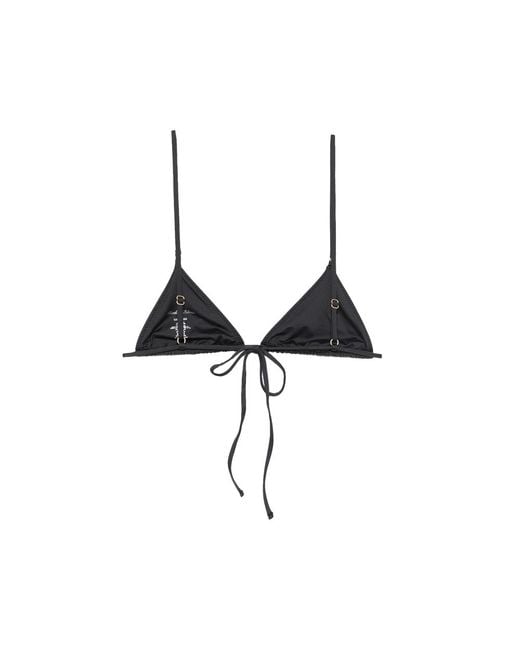 Frankie's Bikinis Multicolor Elena Triangle Tie-Fastening Bikini Top