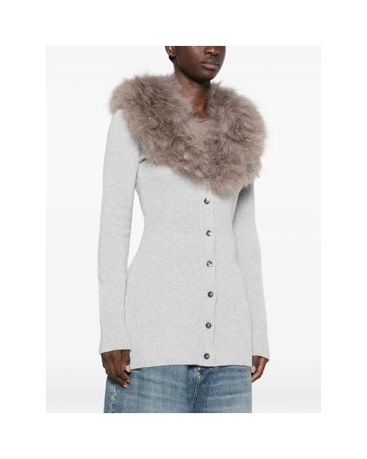 Blumarine Gray Knitwear