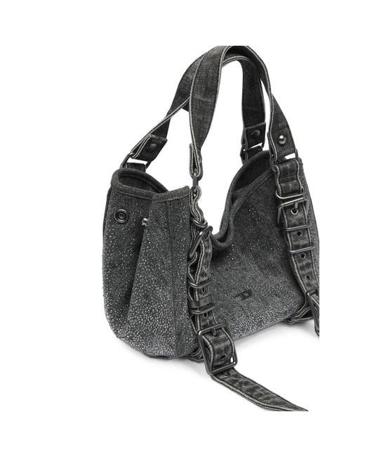 DIESEL Black D-One-Small Top-Handle Bag
