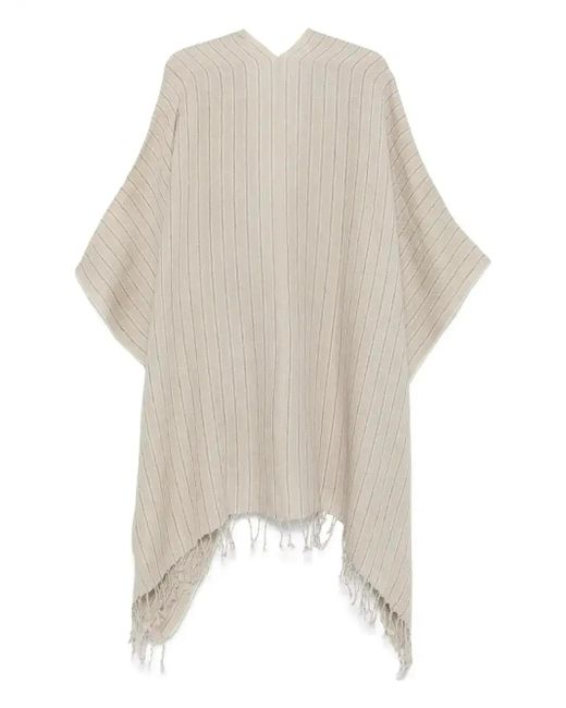 Brunello Cucinelli White Linen Cape