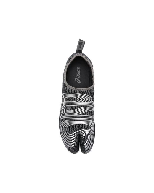 Kiko Kostadinov X Asics Gray X Kiko Kostadinov Lyasa Ff Split-Toe Graphic-Print Sneakers for men