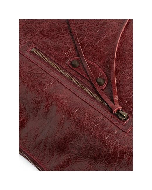 Balenciaga Purple Shoulder Bags