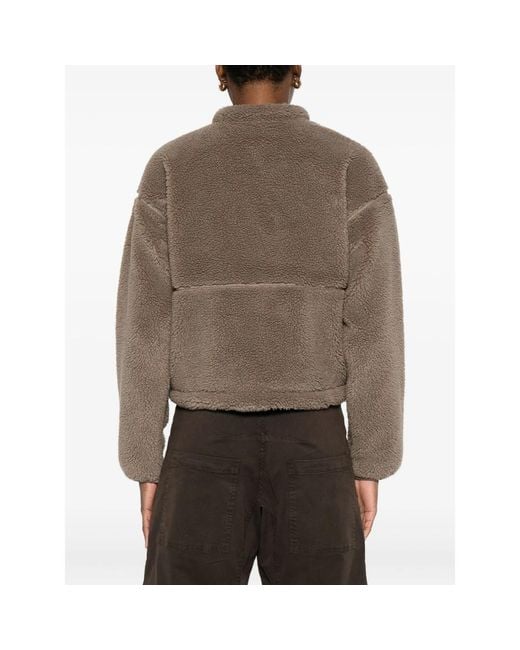 The North Face Brown Zip-Up Fleece Jacket