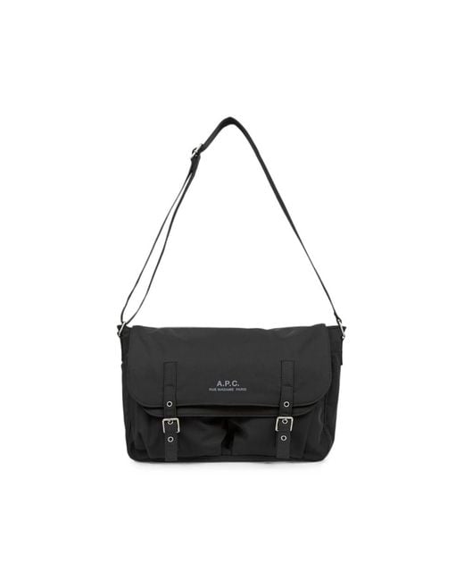 A.P.C. Black Messenger Bags for men