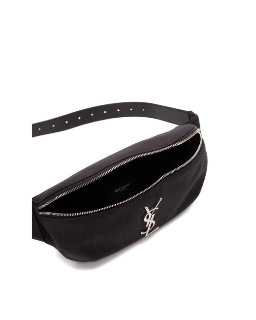 Saint Laurent Black Belt Bags for men