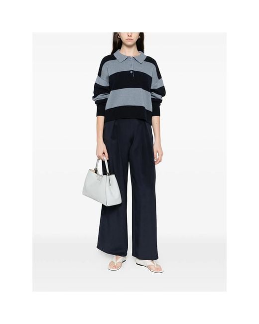Max Mara Blue Trousers
