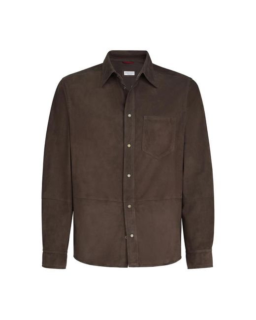 Brunello Cucinelli Brown Jackets for men