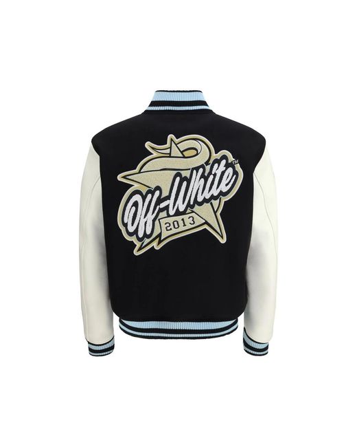Off-White c/o Virgil Abloh Black Wool Oves Aries Bomber - It48 | M for men