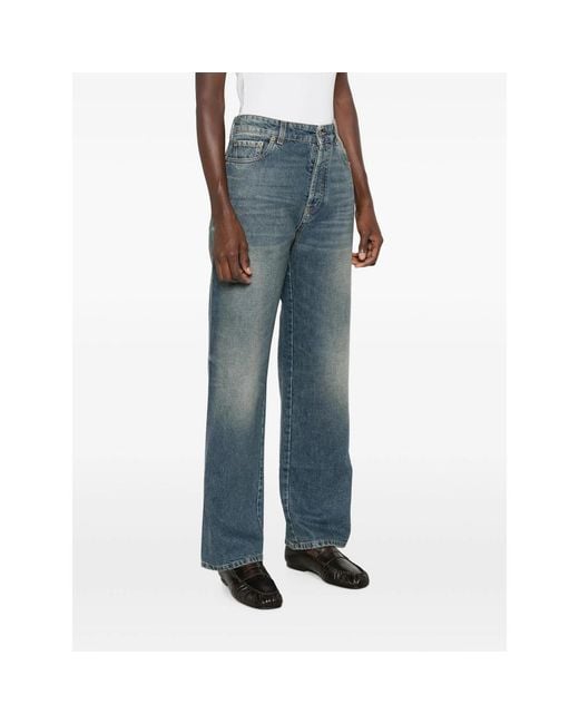 Miu Miu Blue Five-Pocket Denim Jeans