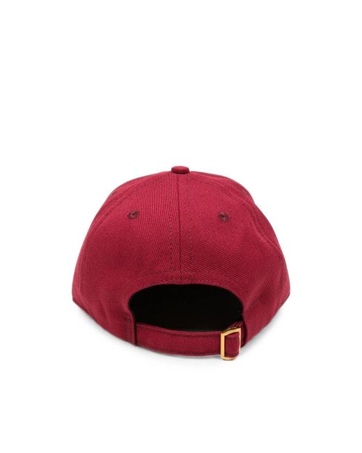 Willy Chavarria Embroidered Flat-Peak Cap for men