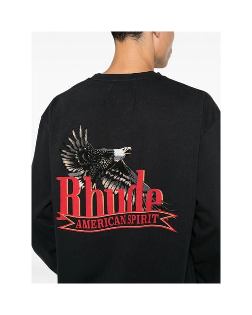 R H U D E © Black T-Shirts & Vests for men