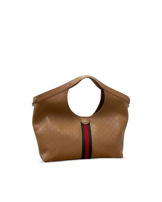 Gucci Brown Neutrals Shoulder Bags