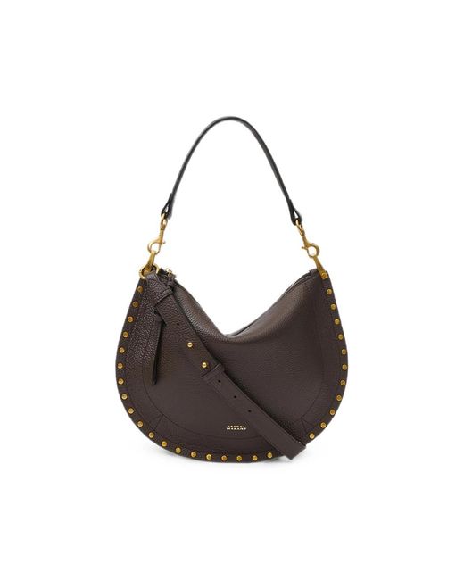 Isabel Marant Brown Oskan Soft Zip Shoulder-Strap Bag