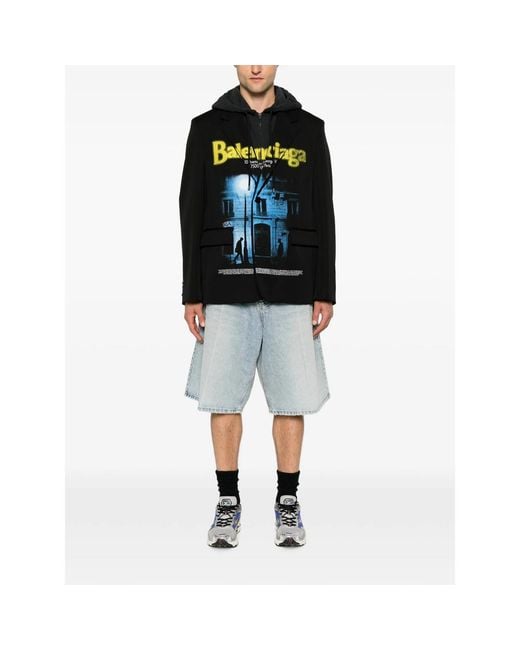 Balenciaga Black Jackets for men
