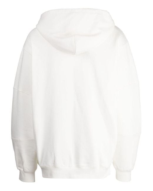 OAMC White Logo-Patch Cotton Hoodie for men