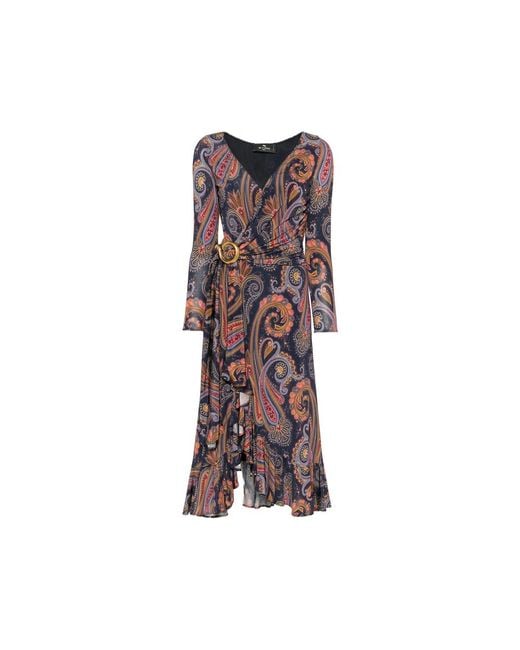 Etro Brown Dresses