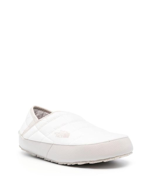 The North Face White Thermoball Insulated Loafers