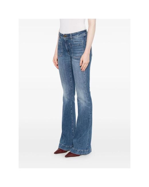Seafarer Blue Denim Flared Jeans