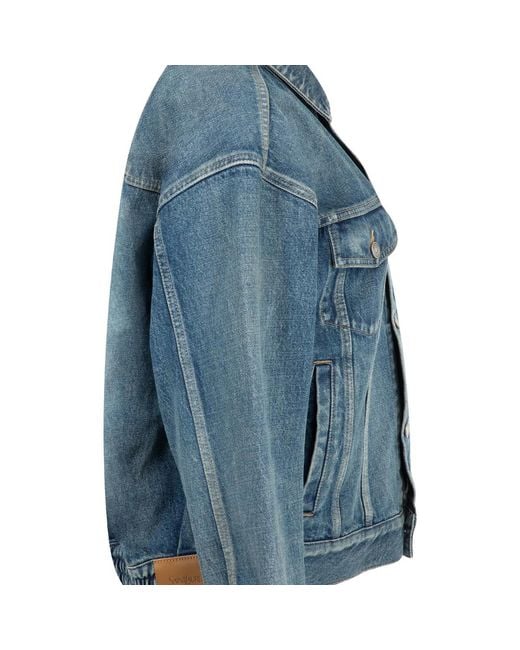 Saint Laurent Blue 70S Trucker Denim Jacket