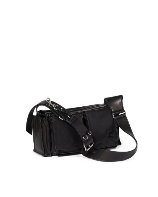 Miu Miu Black Shoulder Bags