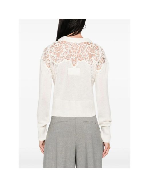 Ermanno Scervino White Sweaters