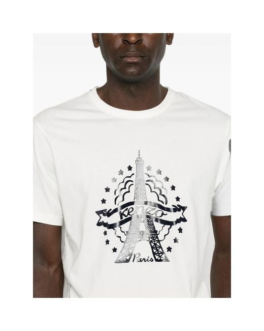 KENZO White T-Shirts And Vests for men