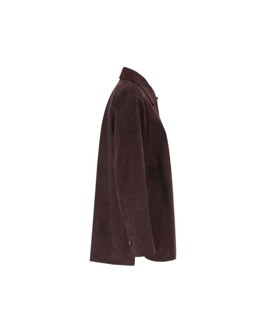 Max Mara Brown Panelled Suede Jacket