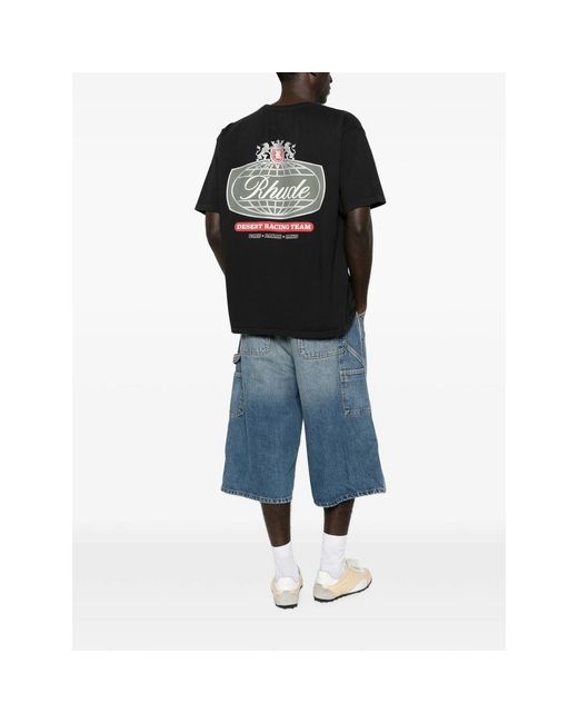 R H U D E © Black T-Shirts & Vests for men