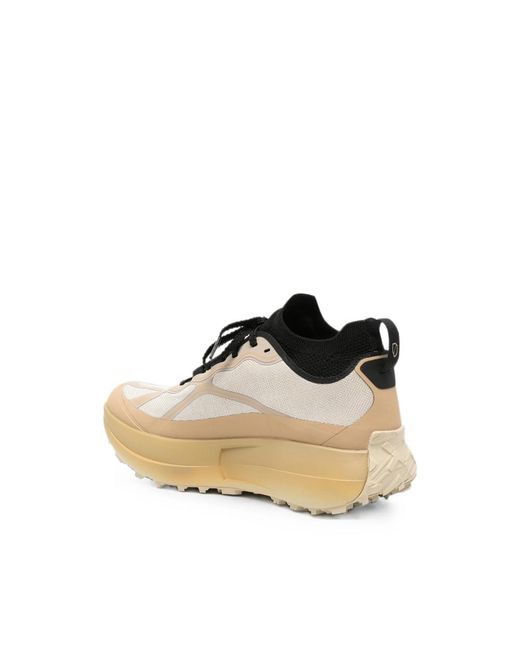 Norda Natural Panelled Lace-Up Sneakers for men
