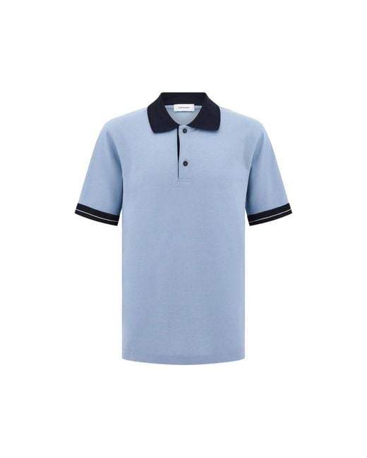Ferragamo Blue Polo Shirts for men