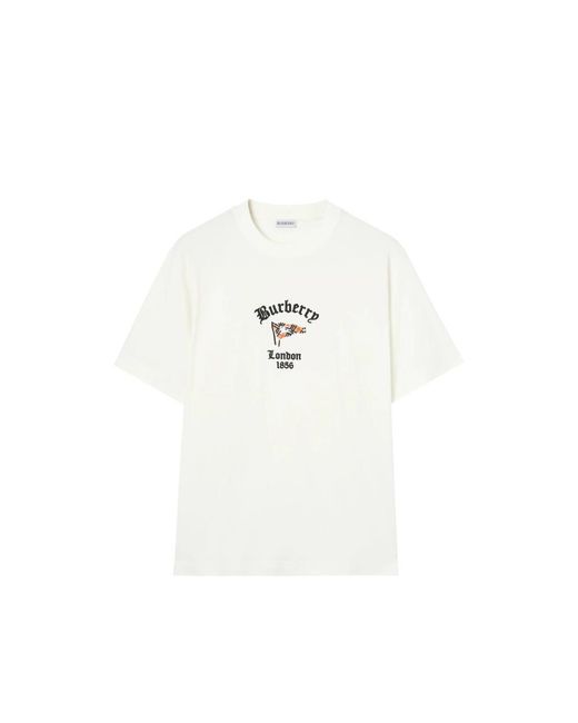 Burberry White Neutrals T-Shirts & Vests for men