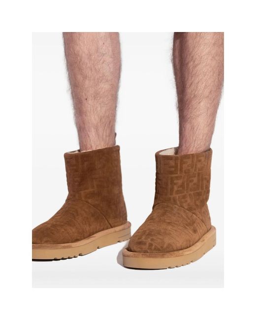 Fendi Brown Trainers for men