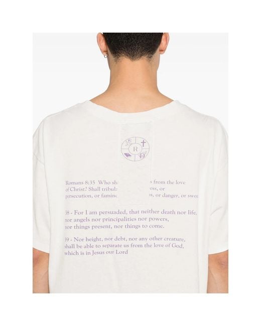 Enfants Riches Deprimes White Graphic Print T-Shirt for men