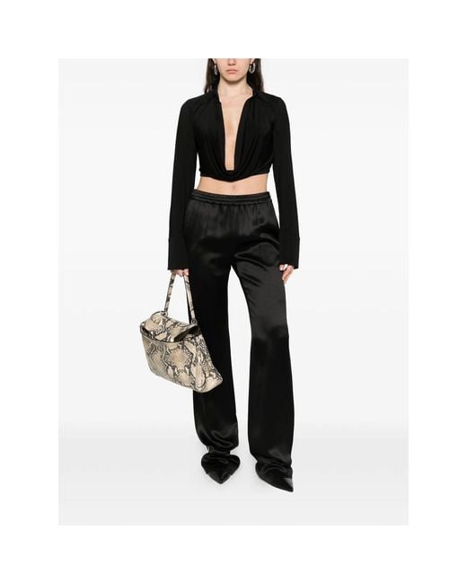 Tom Ford Black Wide Trousers