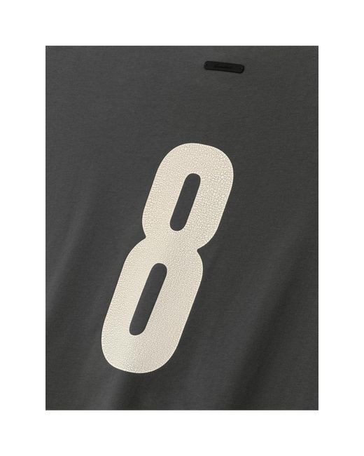 Fear Of God Black Merch Logo-Print Long-Sleeve T-Shirt for men