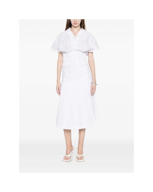 Vivetta White Short-Sleeved Shirt