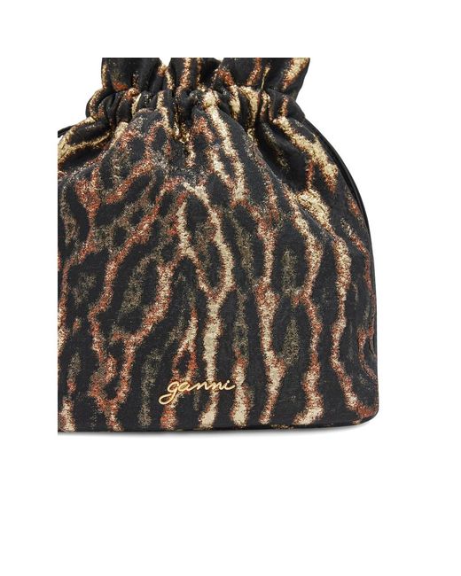 Ganni Natural Bucket Bags