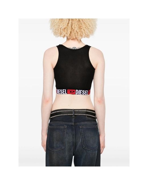 DIESEL Black Sandra-D-Core Tank Top